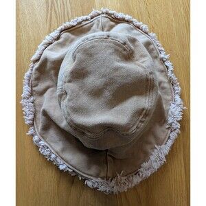 Olive And Pique Tan Canvas Bucket Hat 100% Cotton Summer